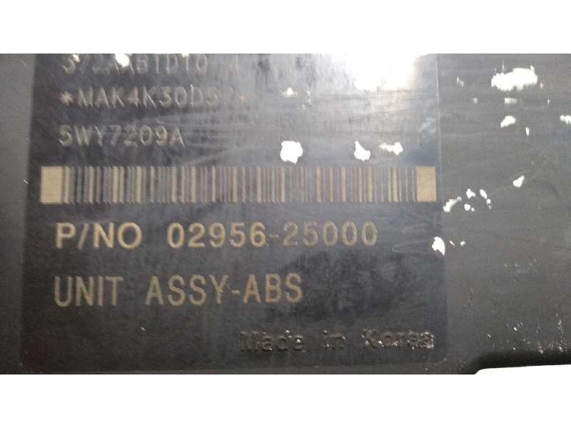 Recambio de abs para hyundai accent (lc) 1.3 cat referencia OEM IAM 0295625000 5891025402 BH60103700