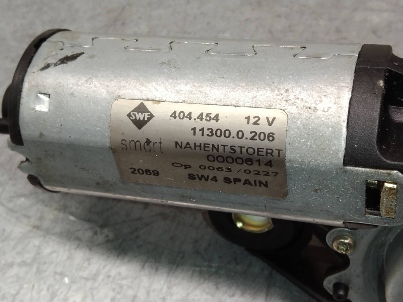 Recambio de motor limpia trasero para smart coupe limited / 1 referencia OEM IAM 404454 113000206 