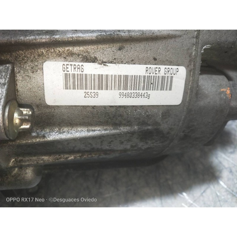 Recambio de caja cambios para mg rover serie 75 (j/rj) 2.5 v6 24v cat referencia OEM IAM 25S39 99480338443 