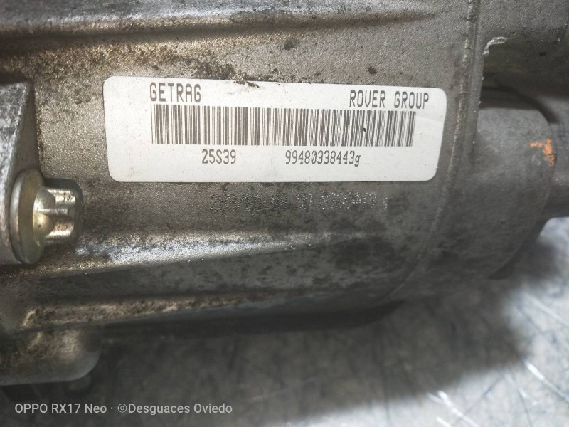 Recambio de caja cambios para mg rover serie 75 (j/rj) 2.5 v6 24v cat referencia OEM IAM 25S39 99480338443 