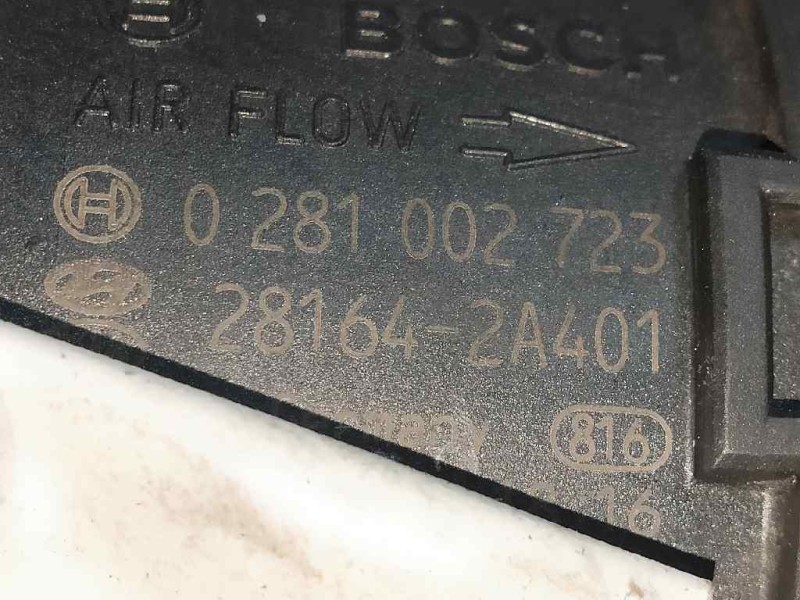 Recambio de caudalimetro para hyundai matrix (fc) 1.5 crdi 16v gls referencia OEM IAM 0281002723 281642A401 BOSCH