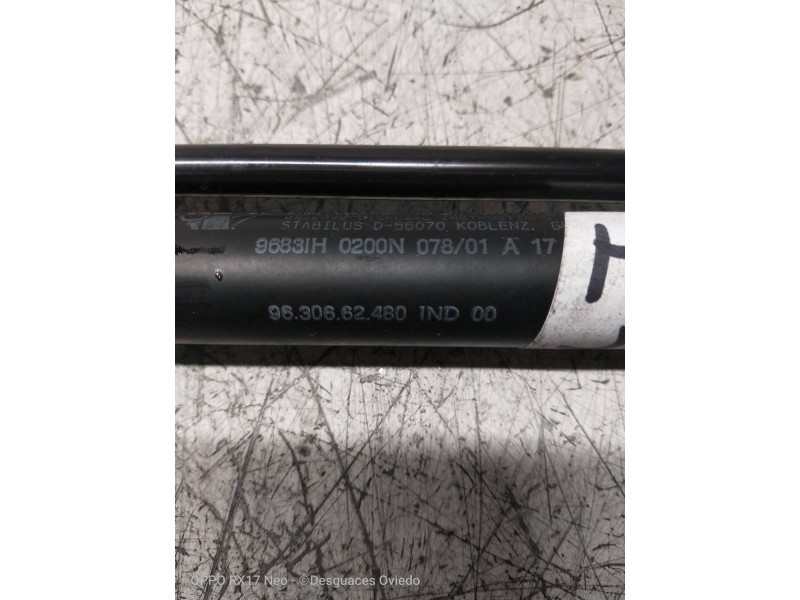 Recambio de amortiguadores capo para peugeot 406 berlina (s1/s2) sv referencia OEM IAM 9630662480  200N