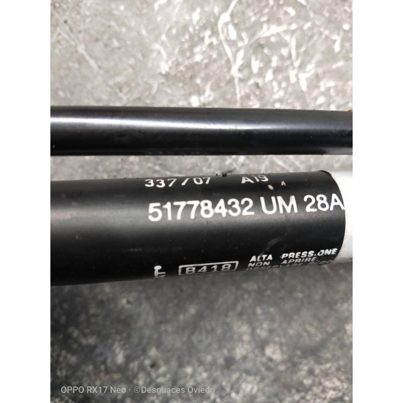 Recambio de amortiguadores maletero / porton para fiat grande punto (199) 1.2 8v active referencia OEM IAM 51778432  350N