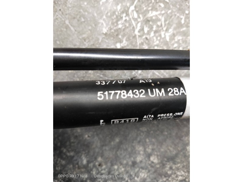 Recambio de amortiguadores maletero / porton para fiat grande punto (199) 1.2 8v active referencia OEM IAM 51778432  350N