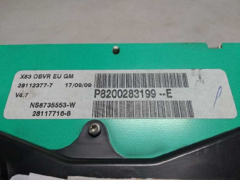 Recambio de cuadro instrumentos para opel vivaro furgón/combi (07.2006 =>) combi l1h1 2,7t edition referencia OEM IAM P820028319