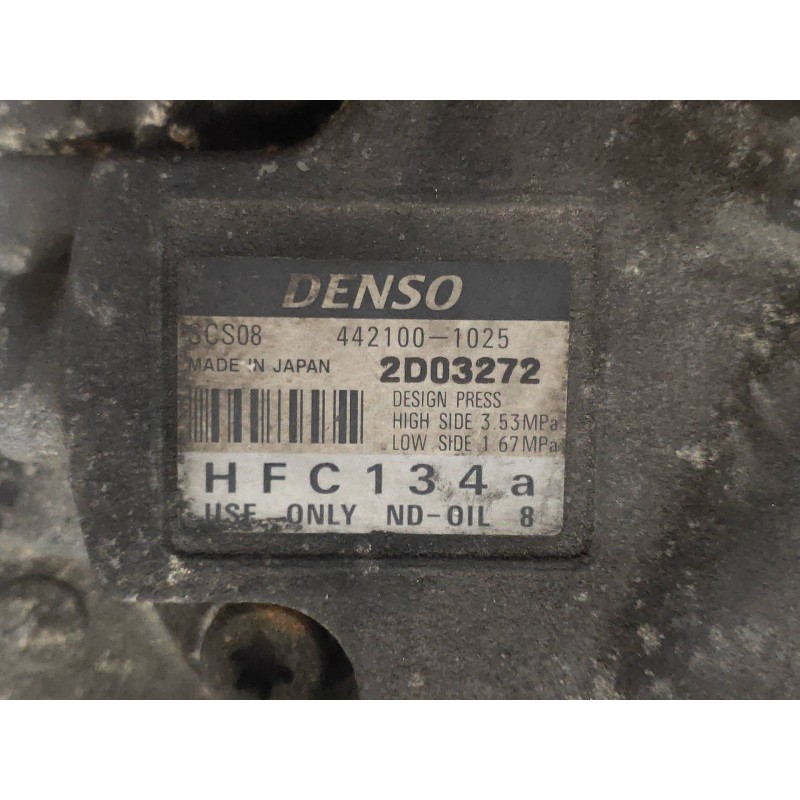 Recambio de compresor aire acondicionado para fiat doblo cargo (223) 1.9 jtd furg. acristalado referencia OEM IAM 4421001025 SCS