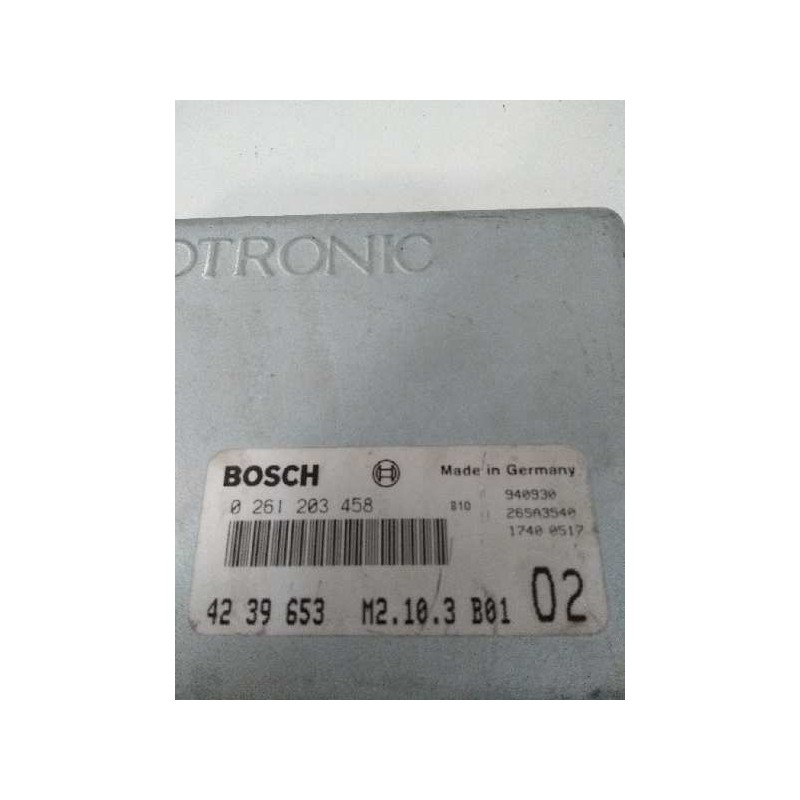 Recambio de centralita motor uce para saab 900 coupé 2.3 cat referencia OEM IAM 0261203458 4239653 M2103B01 02