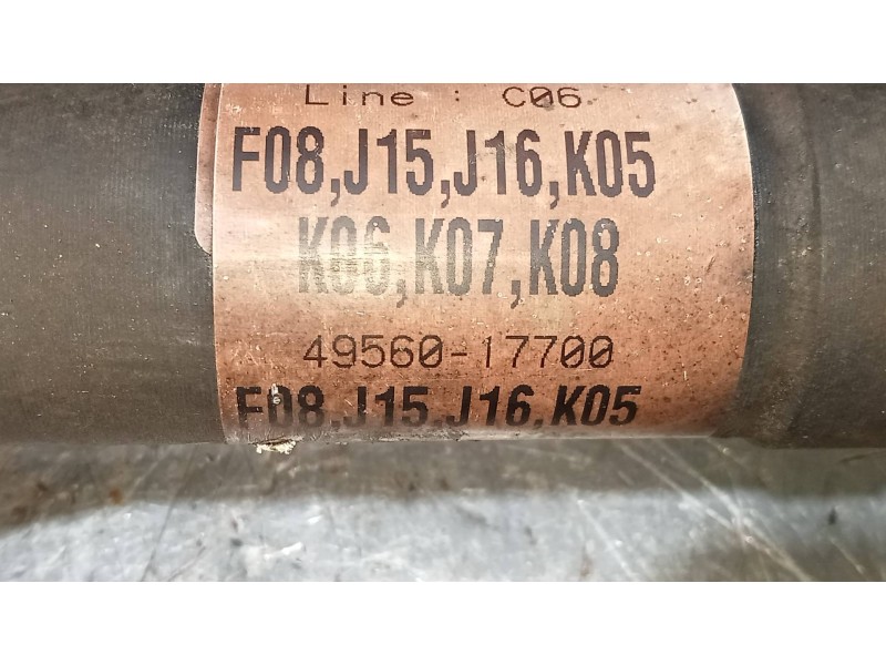 Recambio de transmision delantera derecha para hyundai accent (mc) gl crdi referencia OEM IAM 495001E650 4965017700 