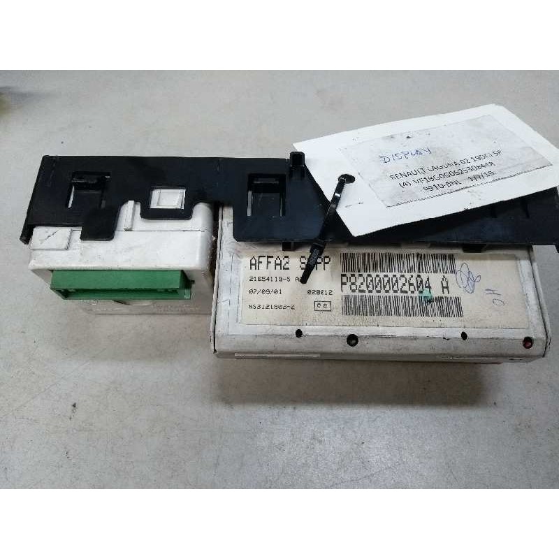 Recambio de pantalla multifuncion para renault laguna ii (bg0) 1.9 dci diesel referencia OEM IAM P8200002604A 216541195 AFFA2SSP