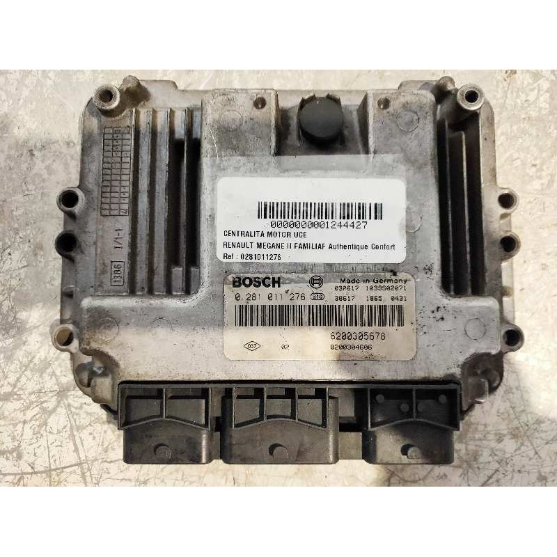 Recambio de centralita motor uce para renault megane ii familiar authentique confort referencia OEM IAM 0281011276 8200305678 82