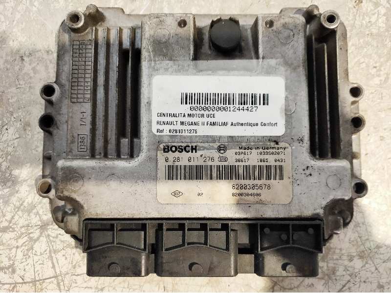 Recambio de centralita motor uce para renault megane ii familiar authentique confort referencia OEM IAM 0281011276 8200305678 82 Recambio de centralita motor uce para renault megane ii familiar authentique confort referencia OEM IAM 0281011276 8200305678 82