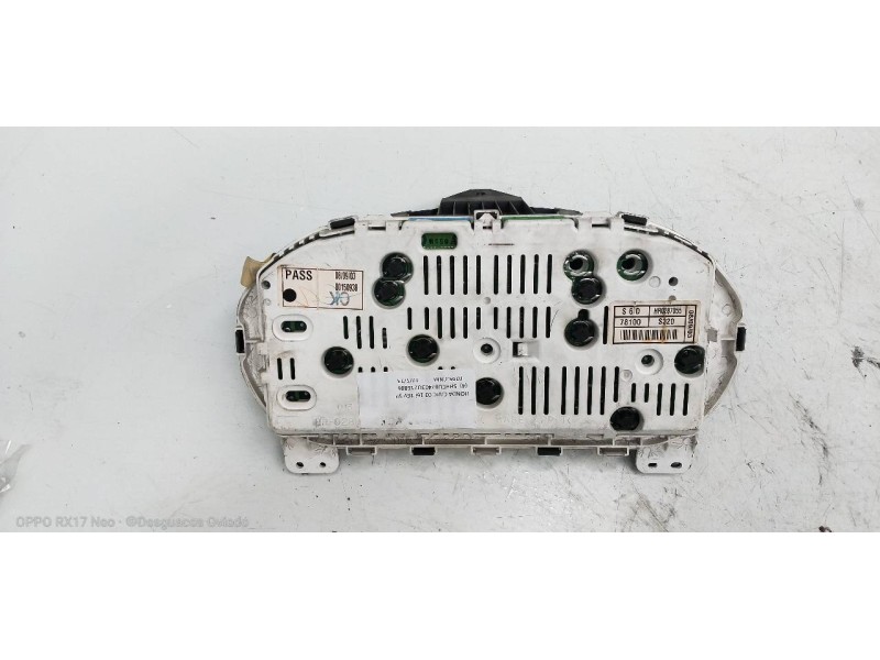 Recambio de cuadro instrumentos para honda civic berlina 5 (eu7/8) 1.6i ls referencia OEM IAM HR0287055 78100S320 