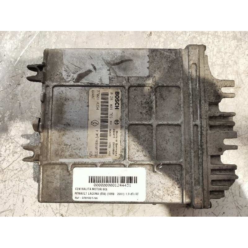 Recambio de centralita motor uce para renault laguna (b56) 1.9 dti rt referencia OEM IAM 0281001766 7700114354 H0M7700105952