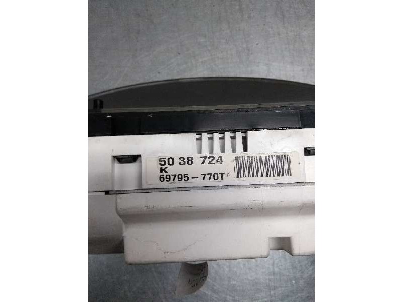 Recambio de cuadro instrumentos para saab 9-3 berlina 2.0 cat referencia OEM IAM 69795770T 5038724 K