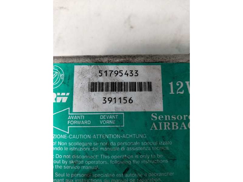 Recambio de centralita airbag para fiat grande punto (199) 1.3 multijet sport (01.2007) referencia OEM IAM 51795433 391156 