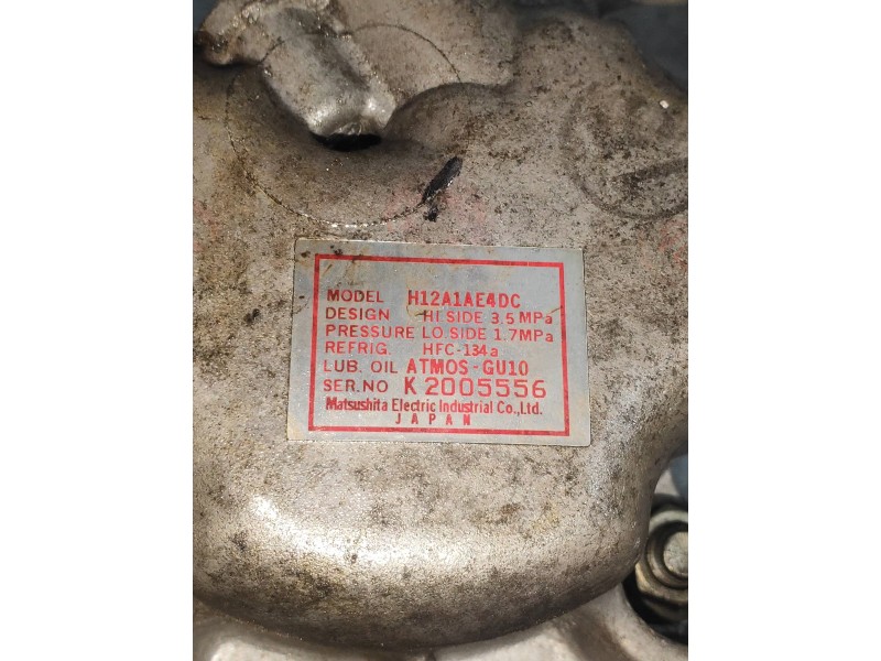 Recambio de compresor aire acondicionado para mazda 3 berlina (bk) 1.6 crdt active+ kendo referencia OEM IAM H12A1AE4DC  