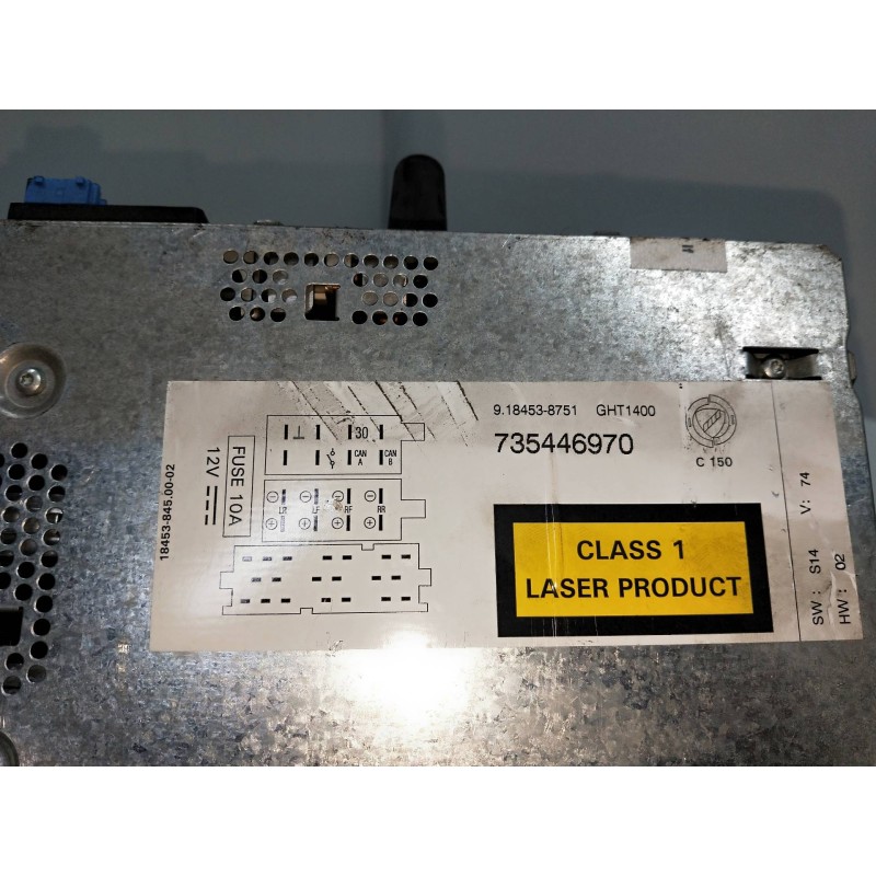 Recambio de sistema audio / radio cd para fiat grande punto (199) 1.3 multijet sport (01.2007) referencia OEM IAM 735446970  