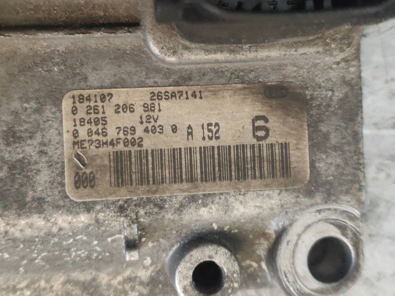 Recambio de centralita motor uce para fiat punto berlina (188) 1.2 16v elx referencia OEM IAM 0261206981 00467694030 