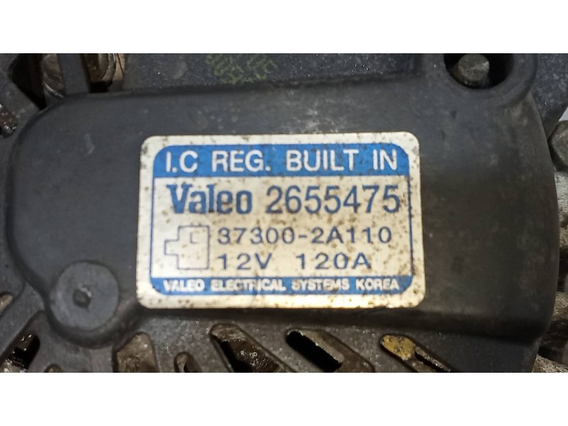Recambio de alternador para hyundai accent (mc) gl crdi referencia OEM IAM 373002A110 2655475 