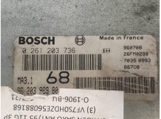 Recambio de centralita motor uce para citroen saxo 1.1 image referencia OEM IAM 0261203736 9620398980  2