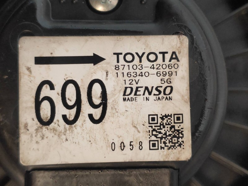 Recambio de motor calefaccion para toyota rav 4 (a2) 2.0 d-4d executive 4x4 (2003) referencia OEM IAM 8710342060 1163406991 