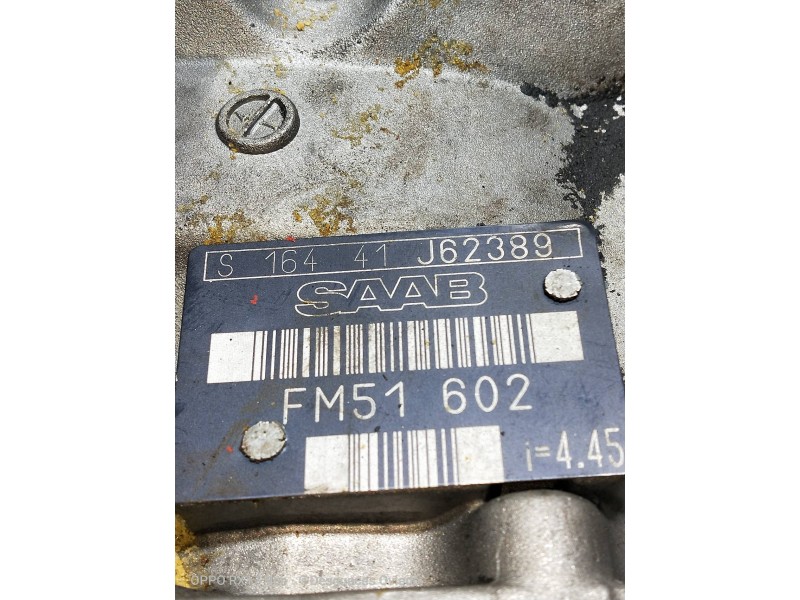 Recambio de caja cambios para saab 900 berlina 2.5 cat referencia OEM IAM FM51602 S16441 J62389