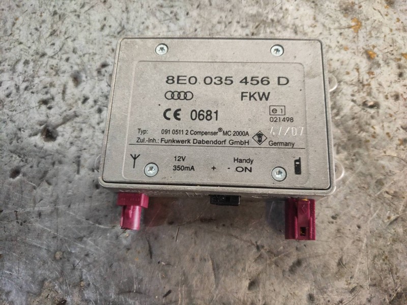 Recambio de modulo electronico para audi a5 coupe (8t) 2.7 tdi referencia OEM IAM 8E0035456D  