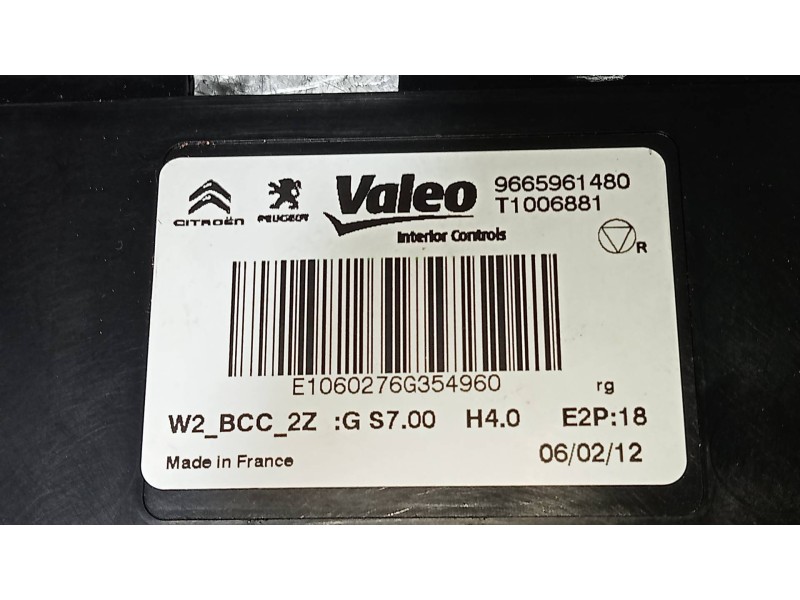 Recambio de modulo electronico para peugeot 508 active referencia OEM IAM 9665961480 T1006881 