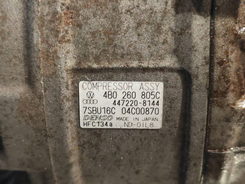 Recambio de compresor aire acondicionado para audi allroad quattro (4b5) 2.5 tdi (132kw) referencia OEM IAM 4472208144 4B0260805