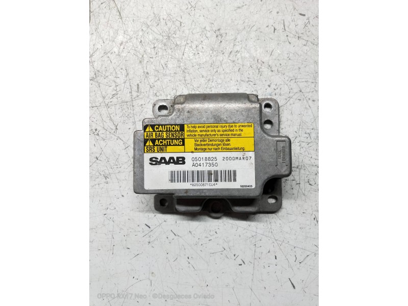 Recambio de centralita airbag para saab 9-5 berlina 2.0 cat referencia OEM IAM 05018825 A0417350 