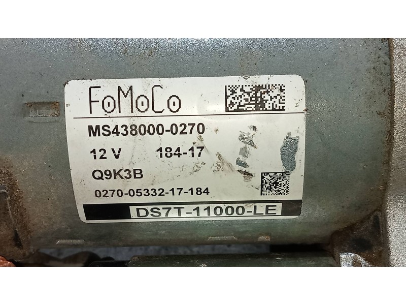 Recambio de motor arranque para ford s-max titanium 4x4 referencia OEM IAM DS7T11000LE MS4380000270 