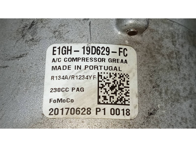 Recambio de compresor aire acondicionado para ford s-max titanium 4x4 referencia OEM IAM E1GH19D629FC 20170628 