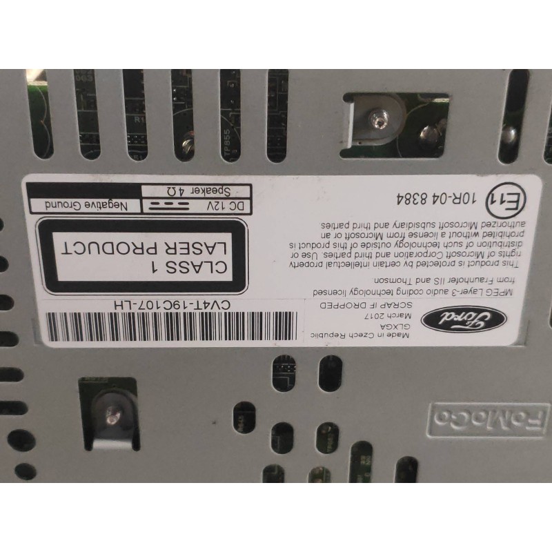 Recambio de sistema audio / radio cd para ford kuga (cbs) 2.0 tdci cat referencia OEM IAM CV4T19C107LH  