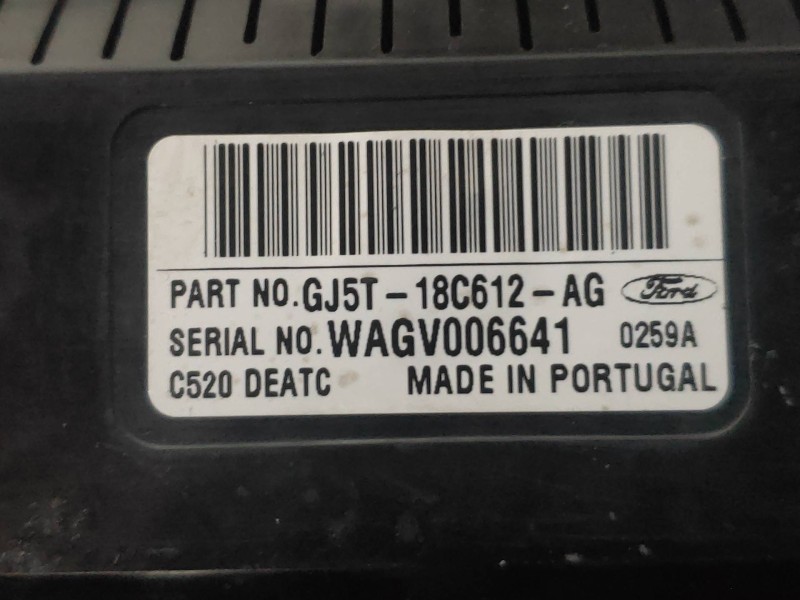Recambio de mando calefaccion / aire acondicionado para ford kuga (cbs) 2.0 tdci cat referencia OEM IAM GJ5T18C612AG  