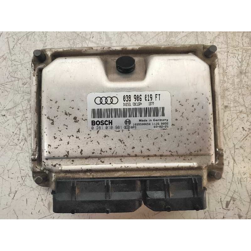 Recambio de centralita motor uce para audi a3 (8l) 1.9 tdi ambiente referencia OEM IAM 0281010981 038906019FT EDC15P