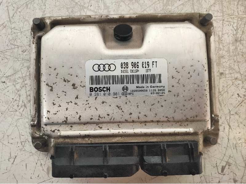 Recambio de centralita motor uce para audi a3 (8l) 1.9 tdi ambiente referencia OEM IAM 0281010981 038906019FT EDC15P