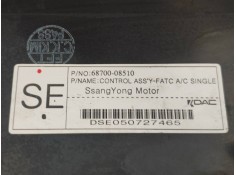 Recambio de mando calefaccion / aire acondicionado para ssangyong rexton 2.7 turbodiesel cat referencia OEM IAM 6870008510   2