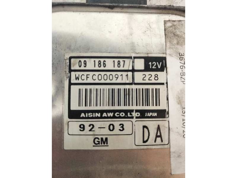 Recambio de centralita cambio automatico para opel vectra c berlina club referencia OEM IAM 09186187 WFC000911 