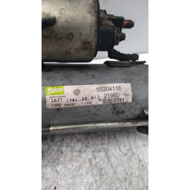 Recambio de motor arranque para fiat doblo cargo (223) 1.3 jtd referencia OEM IAM 55204116 21960 VALEO