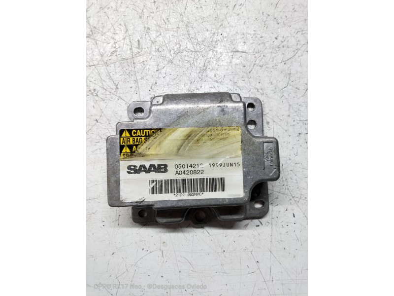 Recambio de centralita airbag para saab 9-5 berlina 2.0 cat referencia OEM IAM 05014212 A0420822 