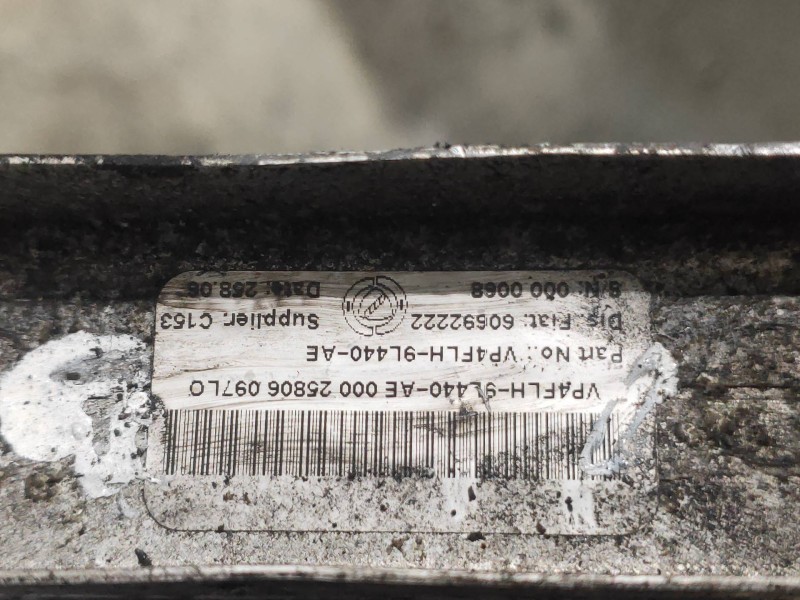 Recambio de intercooler para alfa romeo 159 sportwagon (140) 1.9 jtdm 16v / selective referencia OEM IAM VP4FLH9L440AE 60692222 