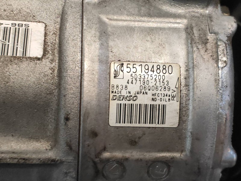 Recambio de compresor aire acondicionado para alfa romeo mito (145) basis (2016) referencia OEM IAM 55194880 4471902153 5D337520