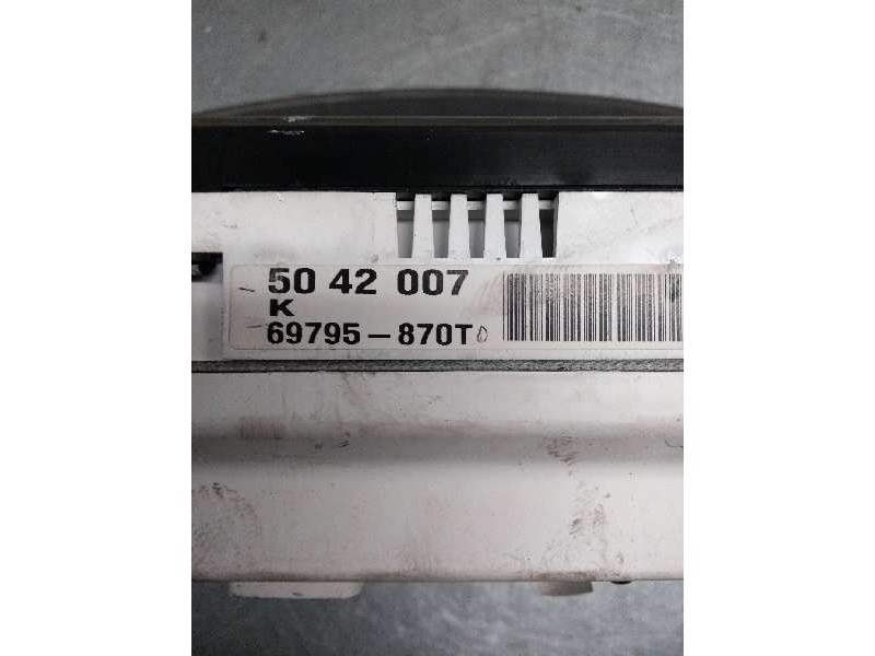 Recambio de cuadro instrumentos para saab 9-5 sedán 2.3 cat referencia OEM IAM 5042007 69795870T K