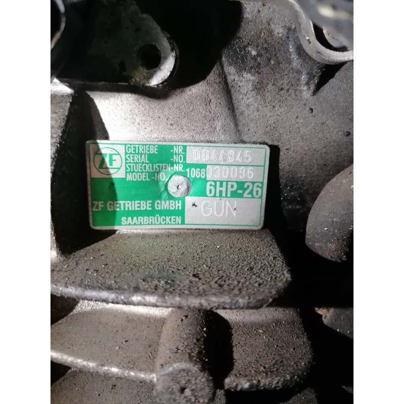 Recambio de caja cambios para audi a8 (4e2) 6.0 w12 48v cat (bht) referencia OEM IAM GUN 030036 6HP26 6HP26A61 1068030036 004484