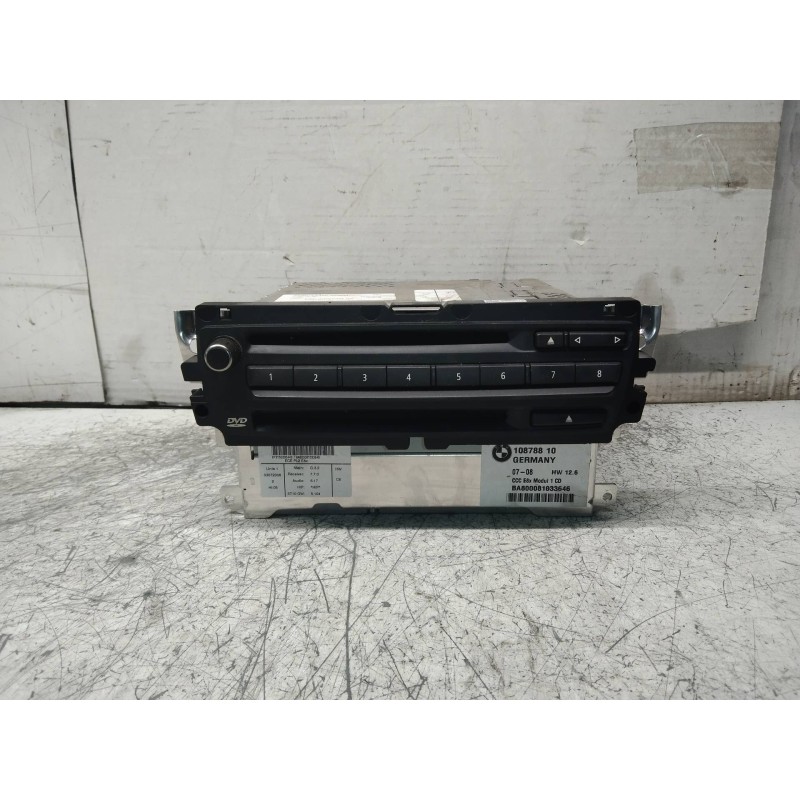 Recambio de sistema audio / radio cd para bmw serie 1 berlina (e81/e87) 118d referencia OEM IAM 6583918553201 10878810 