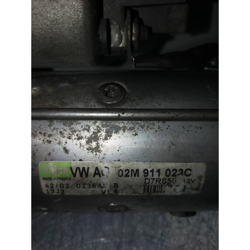 Recambio de motor arranque para seat cordoba berlina (6l2) signo/a referencia OEM IAM D7RS50 02M911023C 