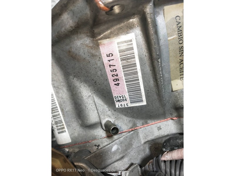 Recambio de caja cambios para saab 9-3 berlina 2.0 cat referencia OEM IAM 5040LE 49257150 FA44907 99DW515420