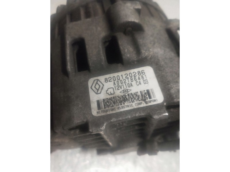 Recambio de alternador para renault kangoo (f/kc0) generique referencia OEM IAM 8200120286  
