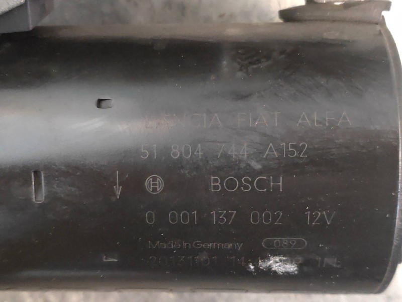 Recambio de motor arranque para alfa romeo mito (145) basis (2016) referencia OEM IAM 0001137002 51804744 