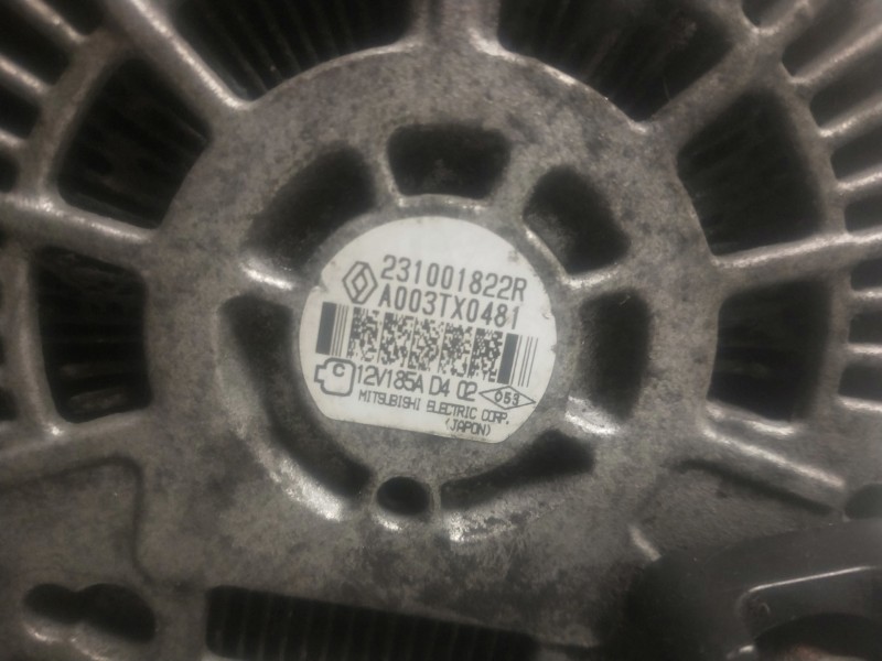 Recambio de alternador para renault master kasten 2.3 dci diesel fap energy cat referencia OEM IAM 231001822R  